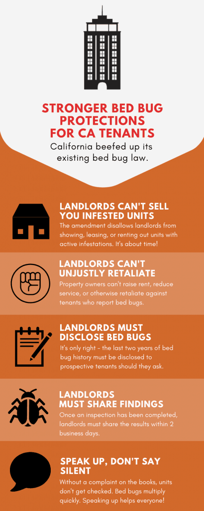 California Renter Bed Bug Rights Debedbug